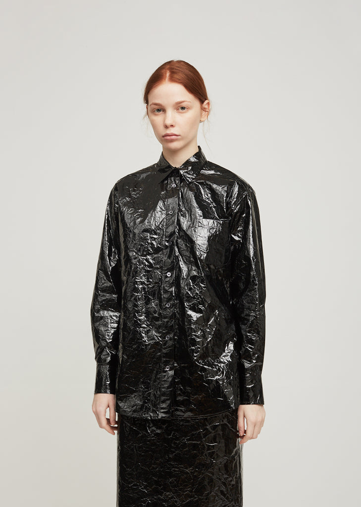 Sander Lacquered Button Down Shirt