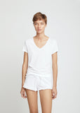 Pima Cotton V-Neck Easy Tee