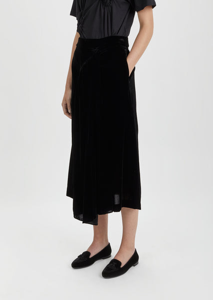 Three Panel Velvet Skirt by Simone Rocha- La Garçonne