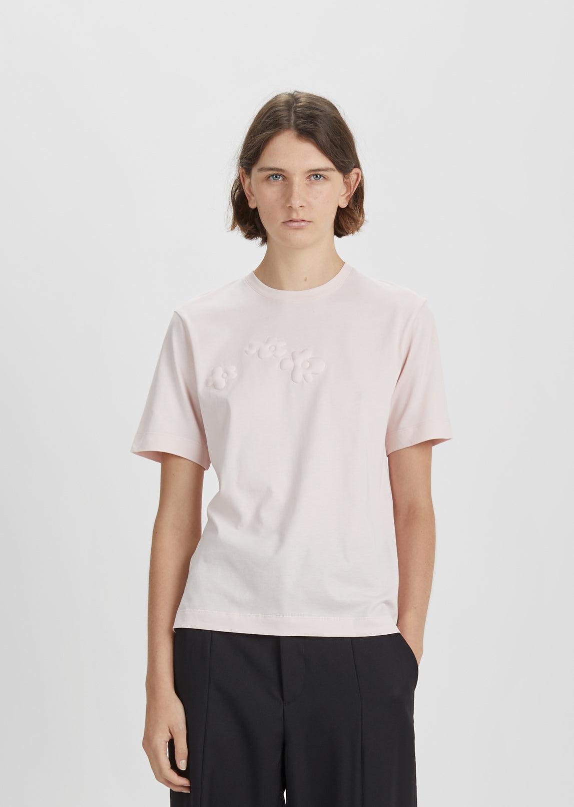 Padded Daisy Cotton T-Shirt by Simone Rocha- La Garçonne