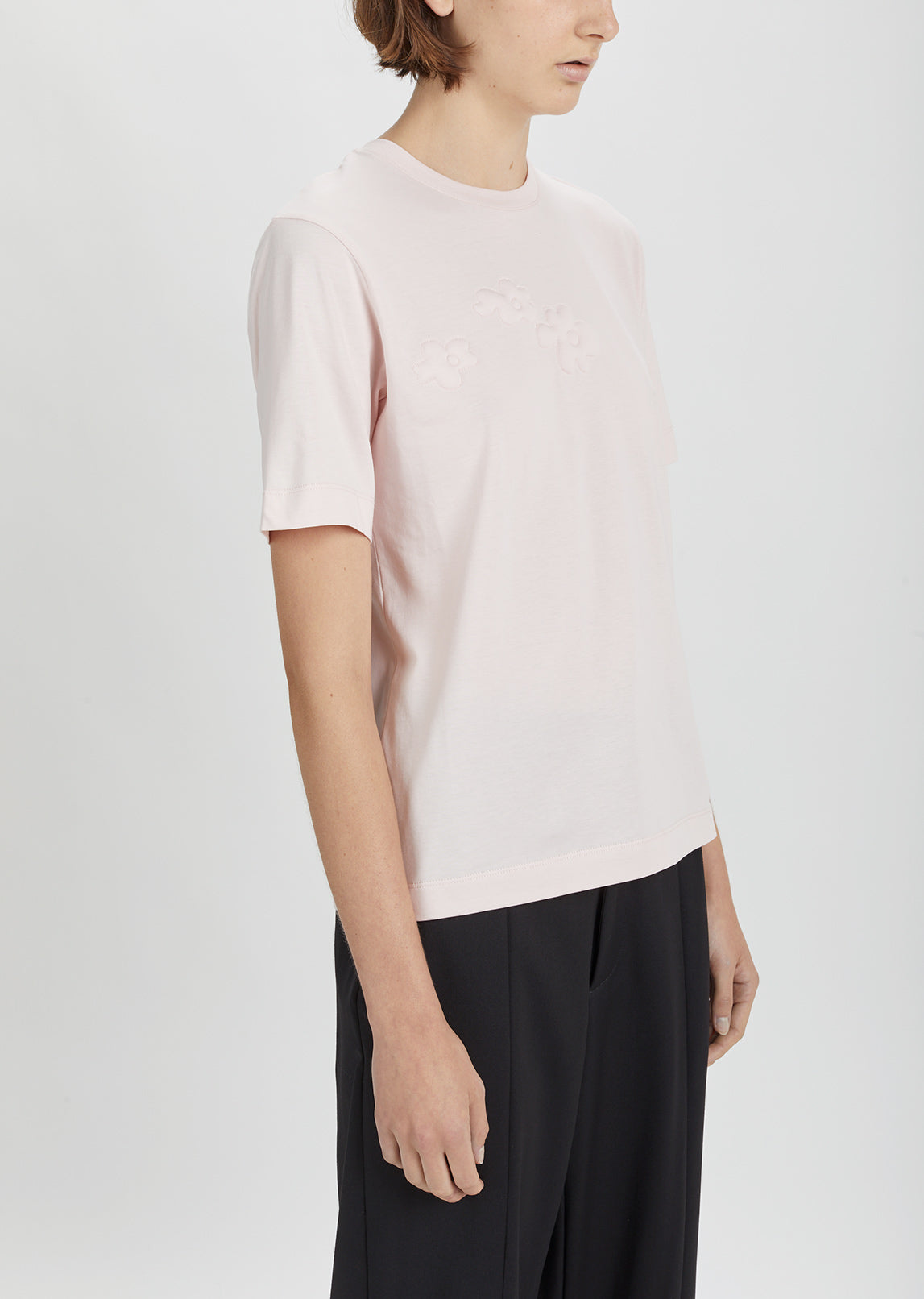 Padded Daisy Cotton T-Shirt by Simone Rocha- La Garçonne