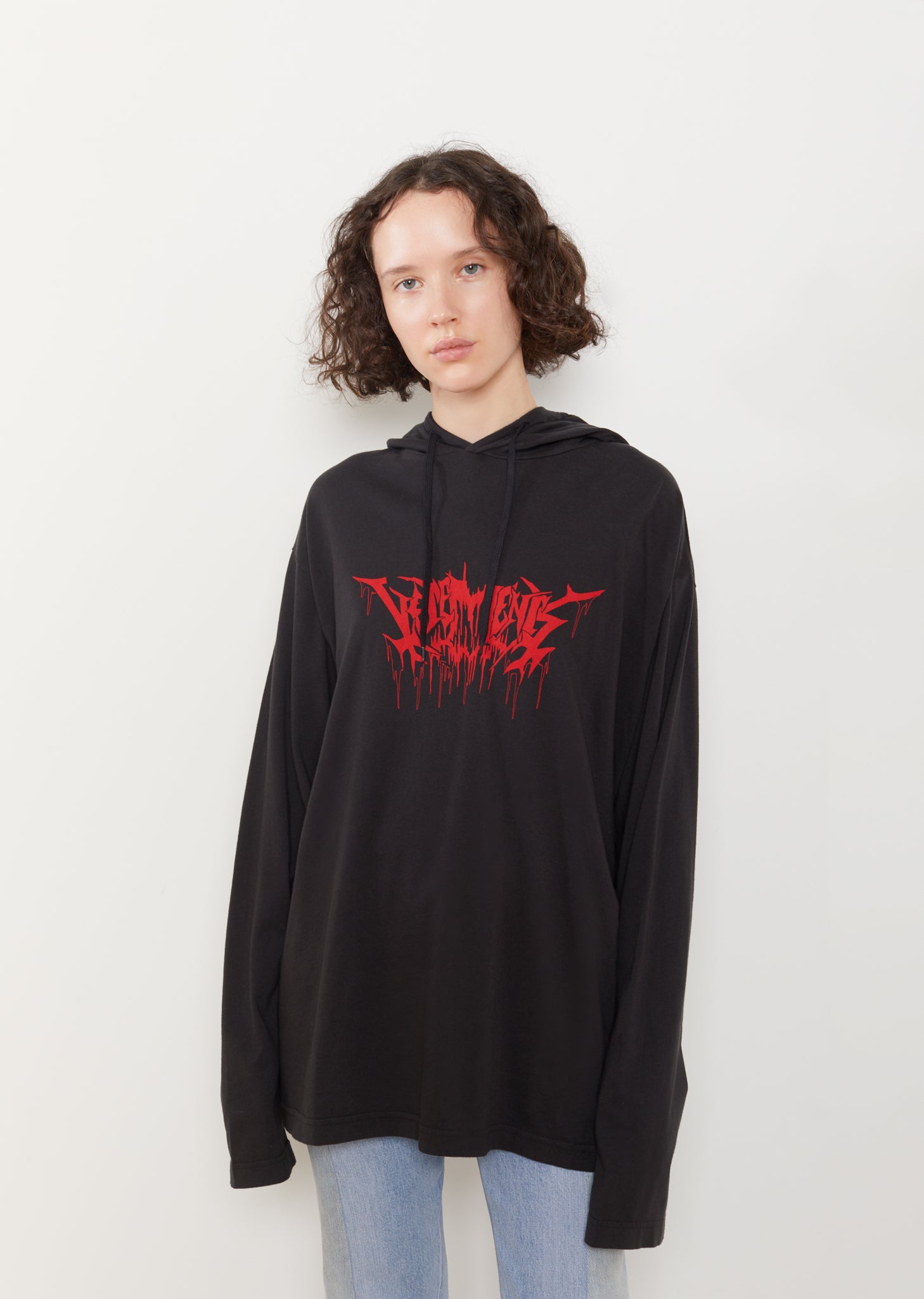 Long Sleeve Hooded Tee by Vetements- La Garçonne