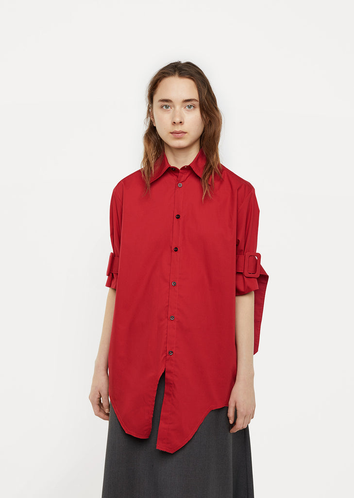 Belted Sleeve Shirt