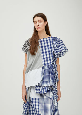 Patchwork Gingham Top