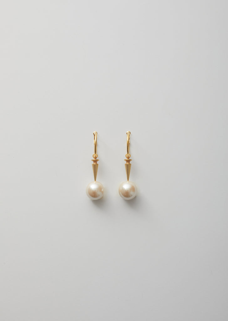 Pearl x Stud Earrings
