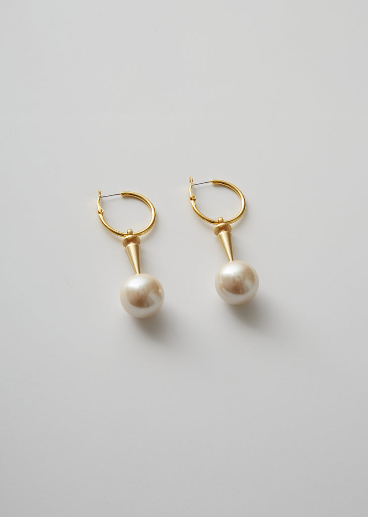 Pearl x Stud Earrings