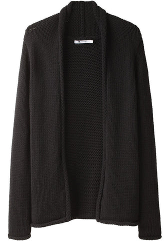 Chunky Drape Neck Cardigan