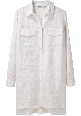 Dobby Stripe Shirtdress