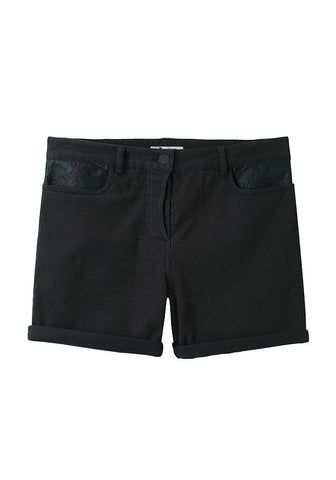 Leather Yoke Short