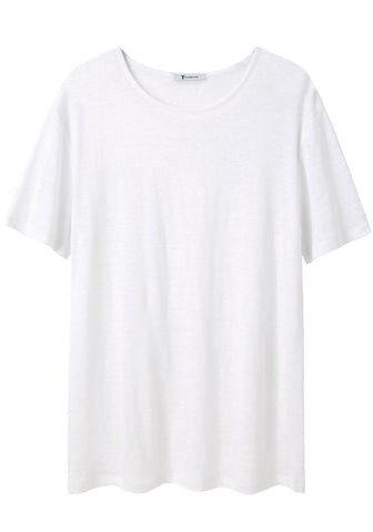 Linen & Silk Tee