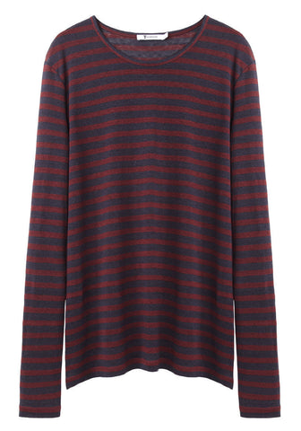 Linen Stripe Long Sleeve