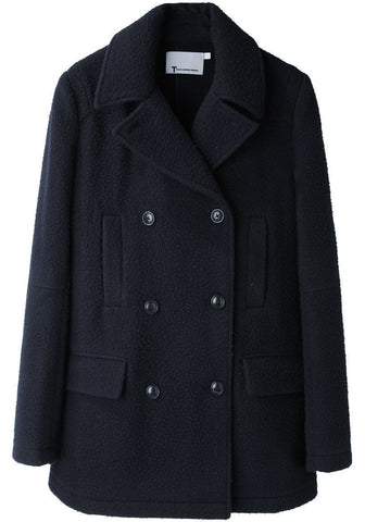 Pilly Wool Peacoat