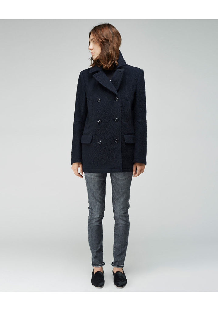 Pilly Wool Peacoat