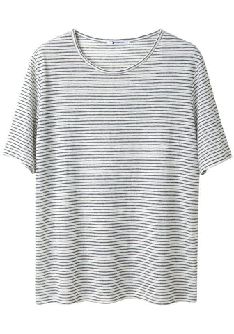Stripe Linen Tee
