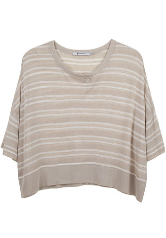 Striped Crop Tee