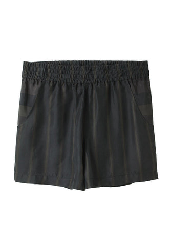 Striped Habotai Shorts