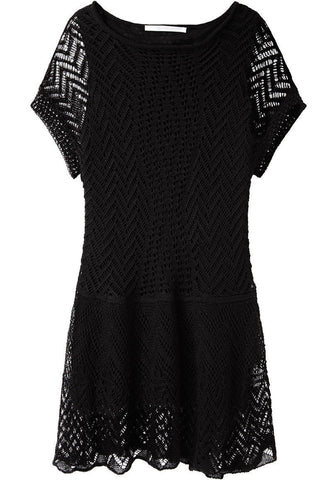 Crochet Drop Waist Dress