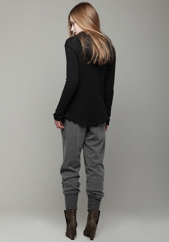 Cuffed Angora Sweatpant