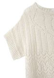 Pointelle Linen Sweater