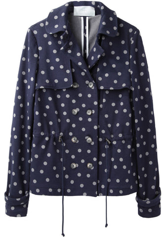 Short Polka Dot Trench