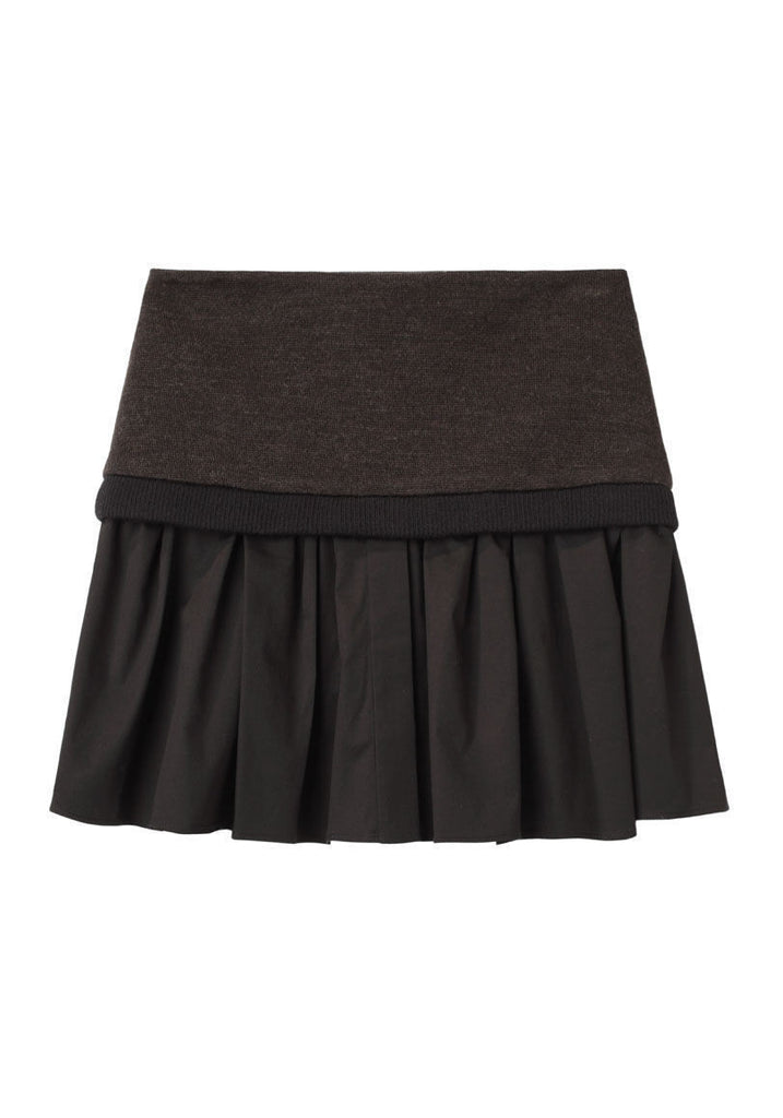 Banded Mini Skirt
