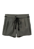 Cotton Suiting Pleated Short