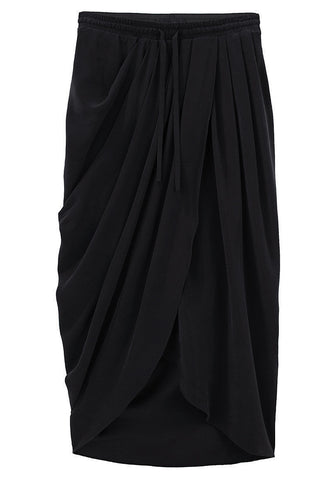 Drape Front Skirt