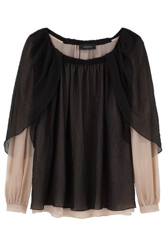 Draped Wing Blouse