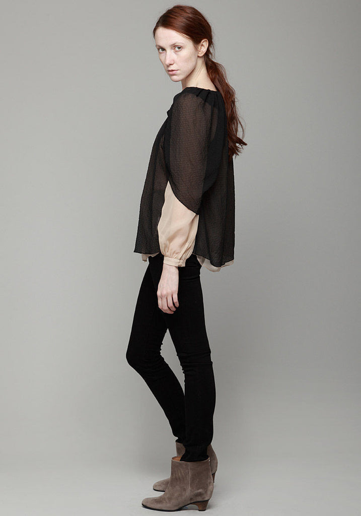 Draped Wing Blouse