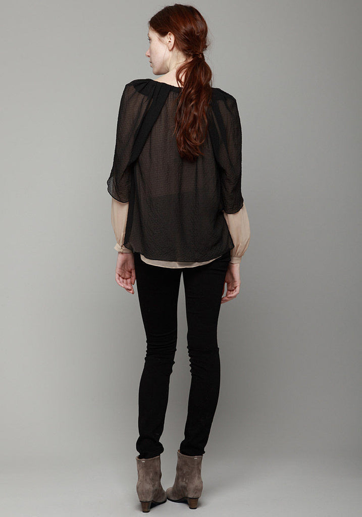 Draped Wing Blouse