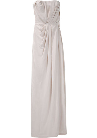 Strapless Draped Gown