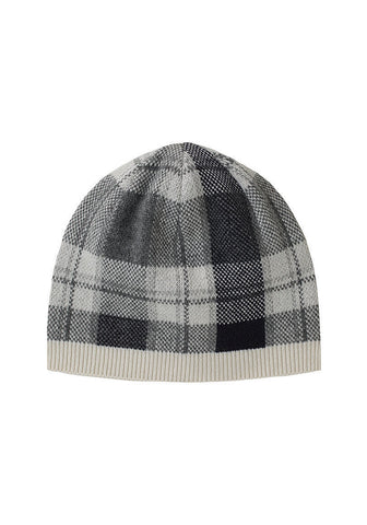 Cashmere Check Beanie