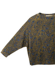 Cropped Paisley Pullover