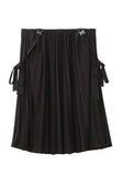 Jersey Pleat Skirt with Braces
