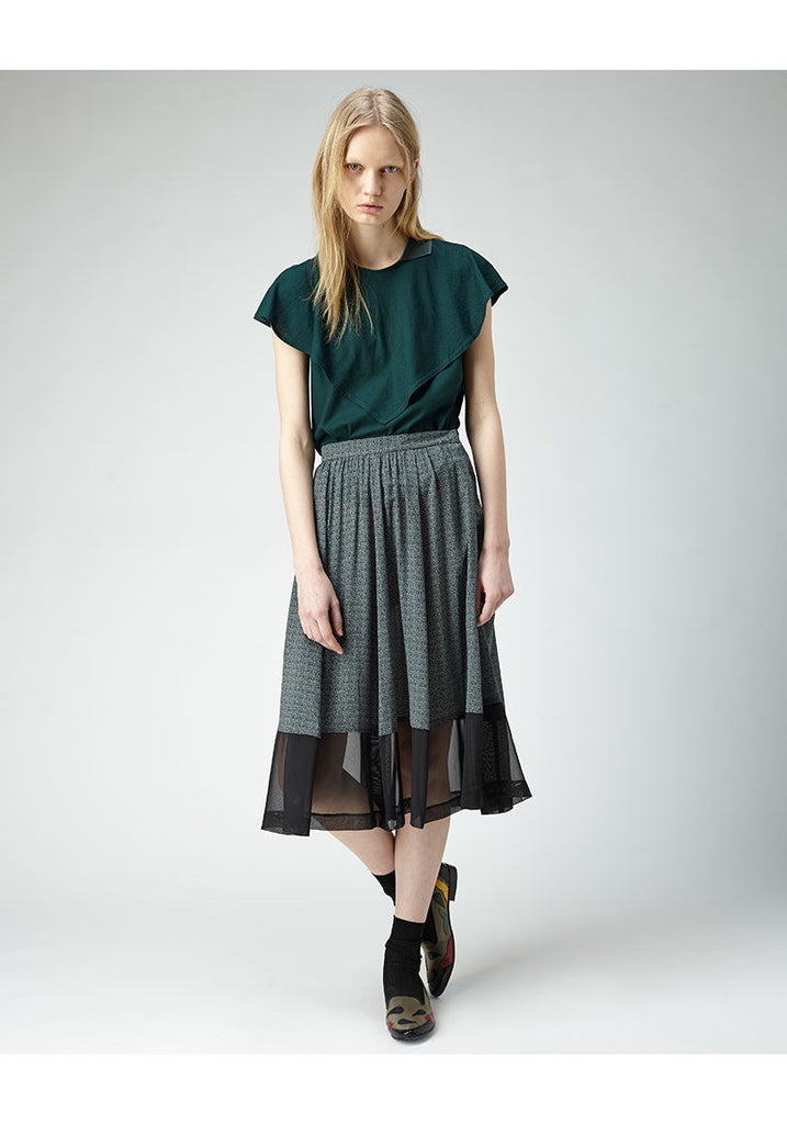Paisley Georgette Skirt