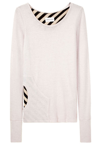 Angora Chiffon Jersey Top