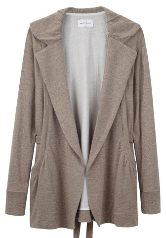 Belted Shawl Collar Jacket