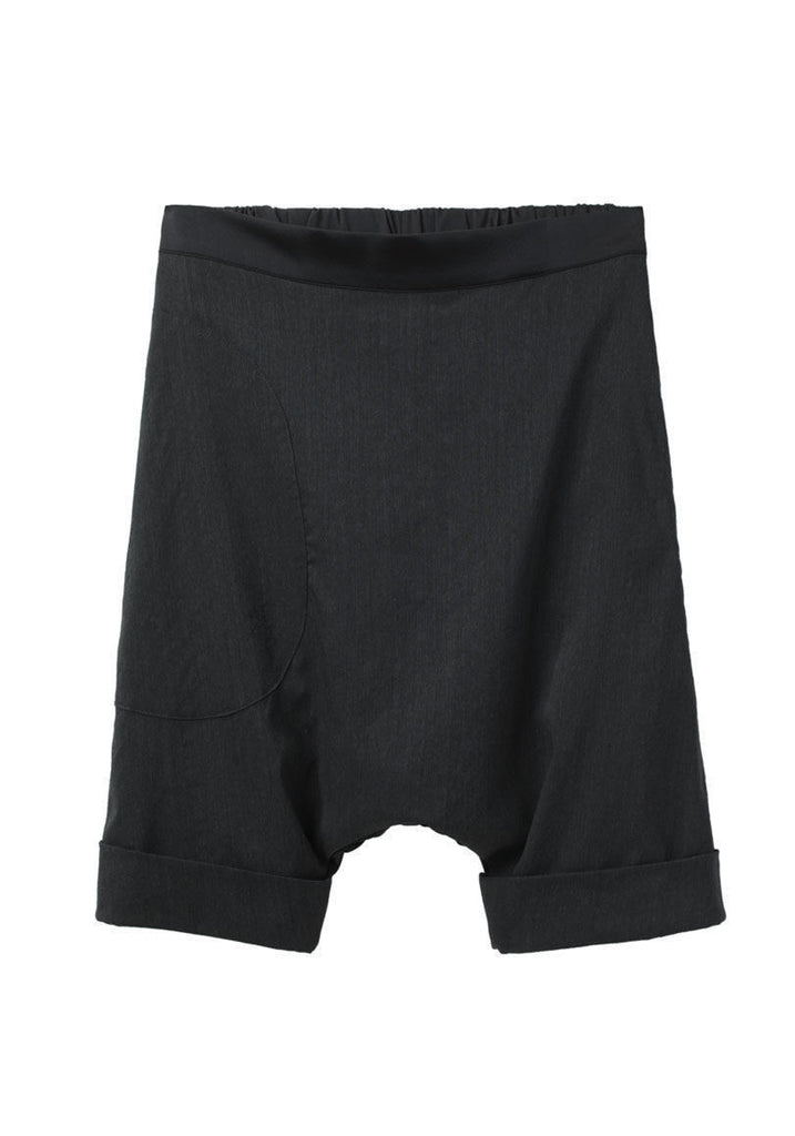 Bi-Fabric Drop Shorts