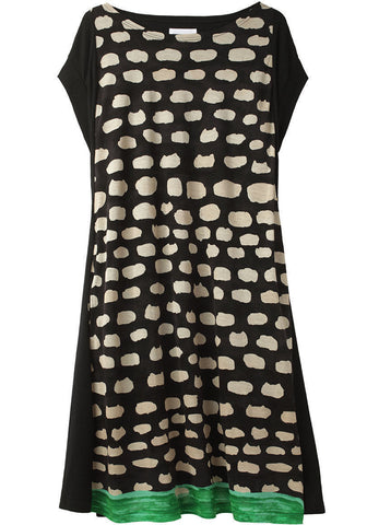 Cap Sleeve Cloud Cat Dress