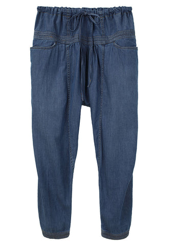 Denim Drawstring Pant