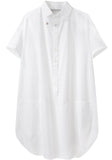 Embroidered Short Sleeve Shirtdress