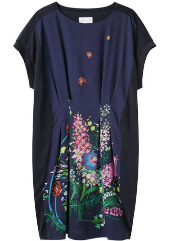 Flower Docking Tee Dress