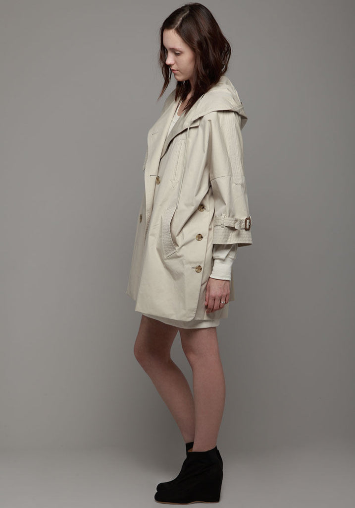 Hooded Oxford Trench