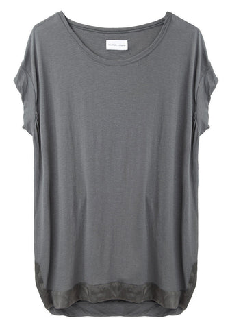 Sapphire Jersey Cropped Tee