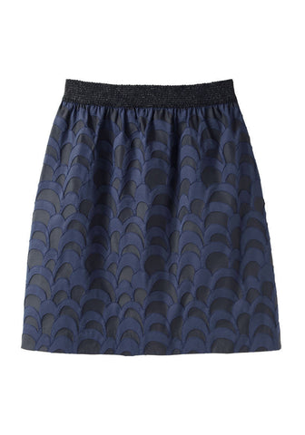 Scallop Jacquard Skirt