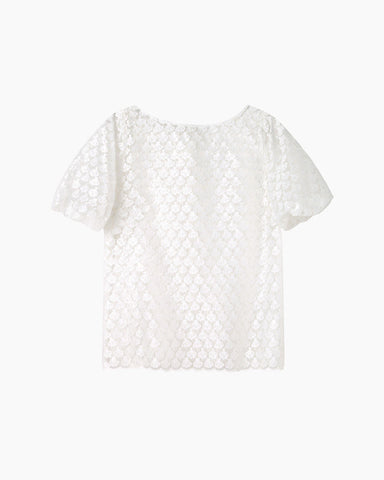 Shell Lace Top