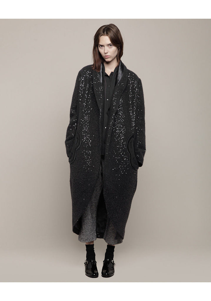 Spangle Wool Coat