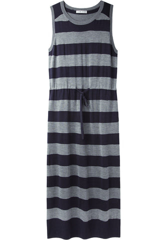 Striped Silk Knit Dress