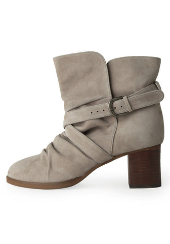 Suede Belt Boot