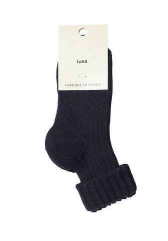 Ribbed Folded Socks